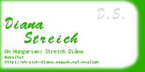 diana streich business card